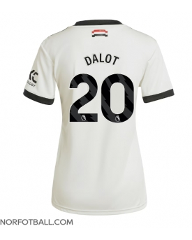 Billige Fotballdrakt Manchester United Diogo Dalot #20 Replika Tredjedrakt Dame 2024-25 Kortermet